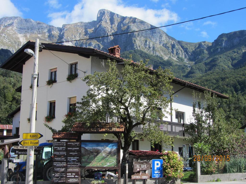 Rooms Pri Lovrizu Kobarid Exterior photo